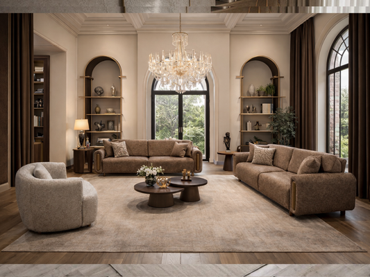 Pera Couchgarnitur, 3+3+1