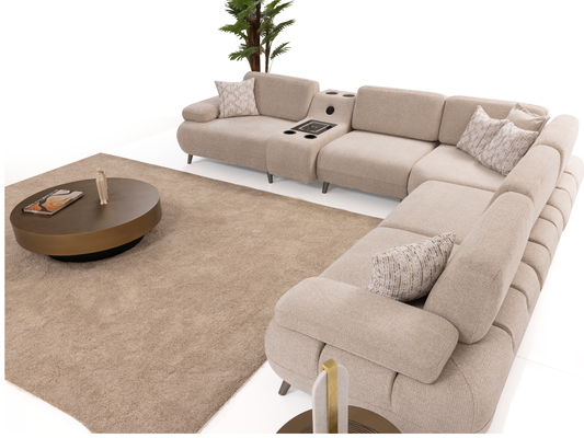 Aura Eckcouchgarnitur