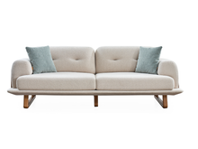 Coco 3-Sitzer Sofa (Creme)