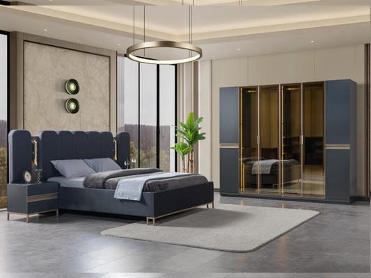 Eylül Schlafzimmer Set - Anthrazit