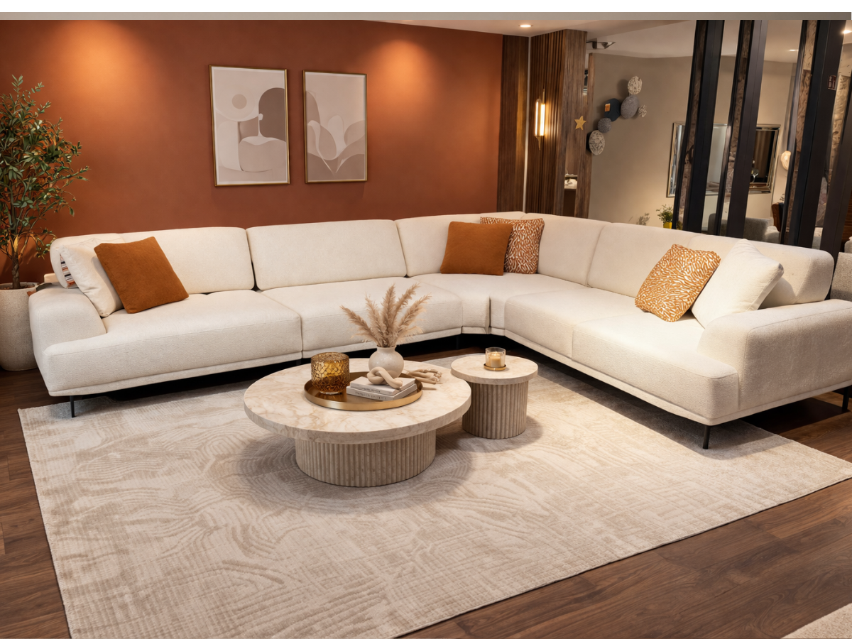 Boston Eckcouchgarnitur