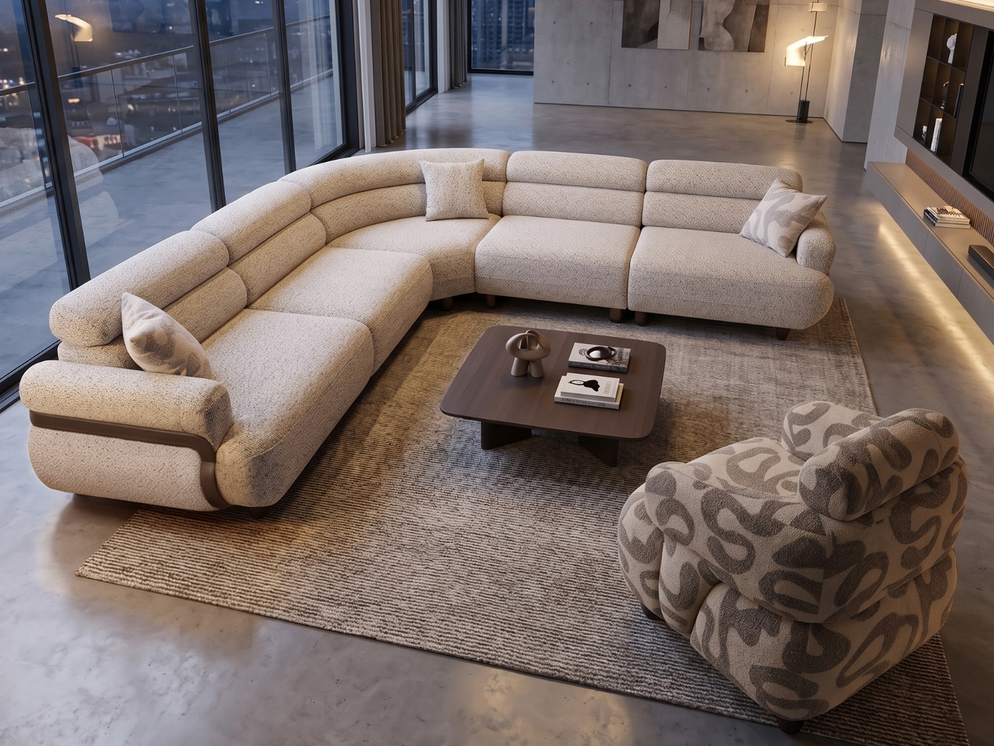 Gusto Neu  Eckcouchgarnitur