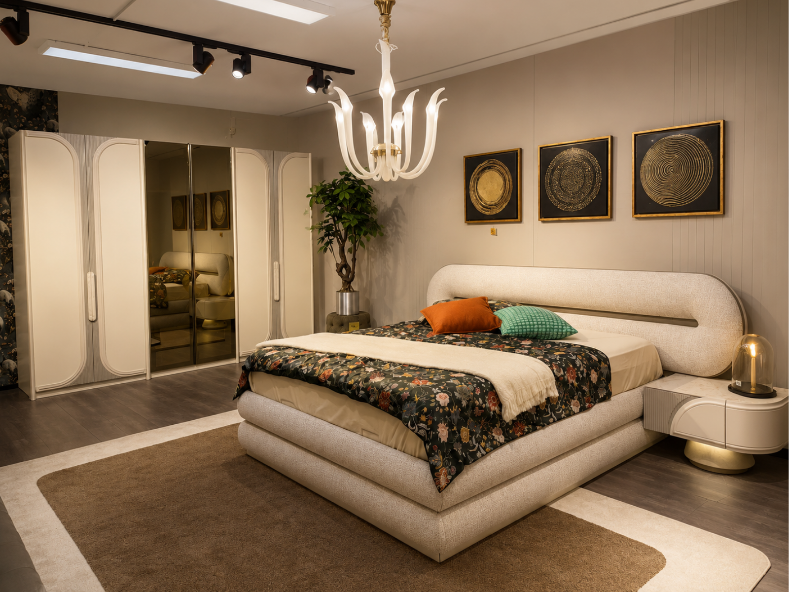 inci Bett mit Bettkasten - 160x200 cm