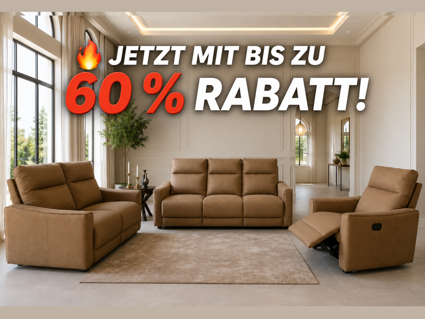 Narzisse Couchgarnitur (3+2+1)
