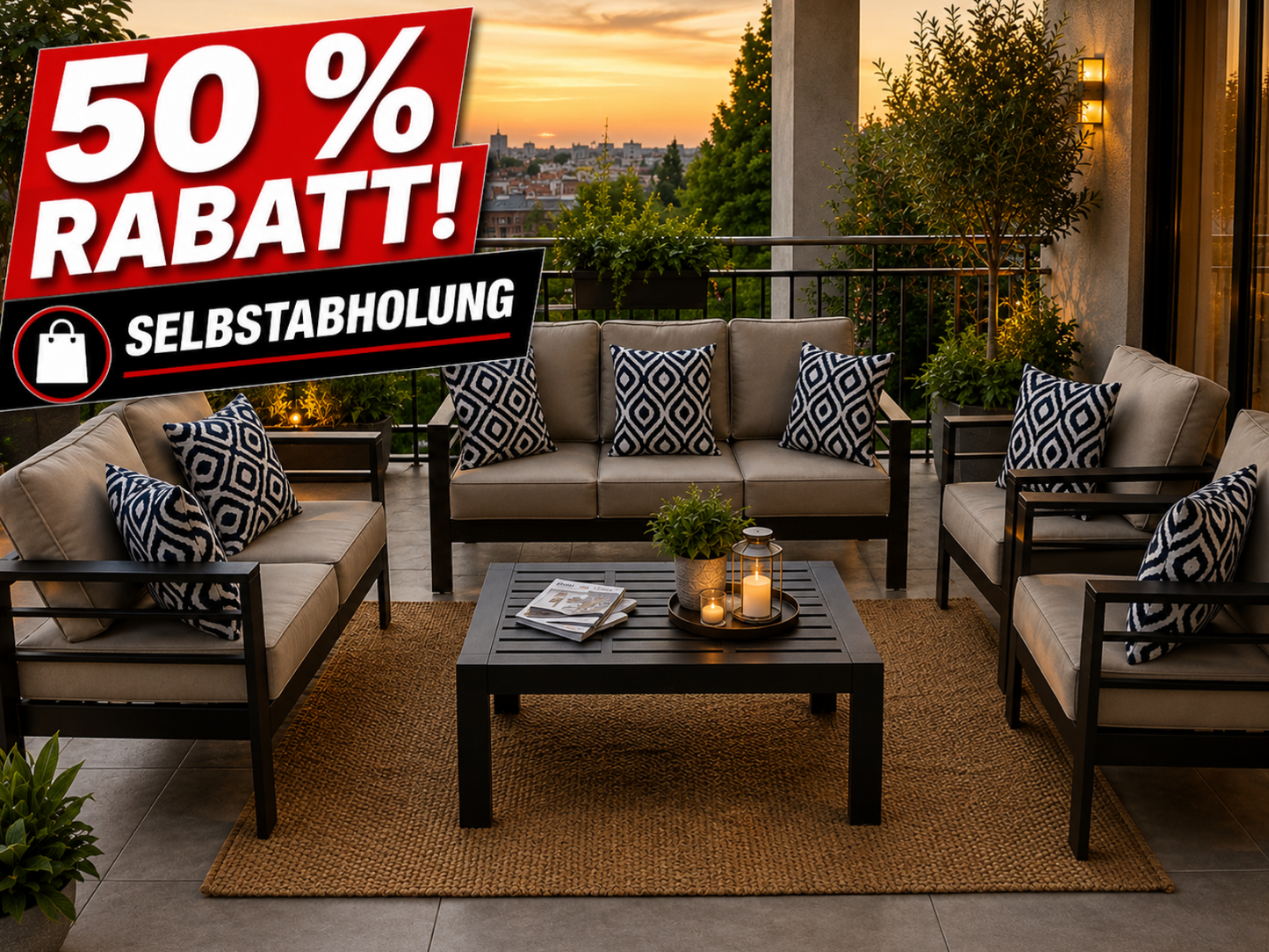 Kobra Gartenset S036 Couchgarnitur