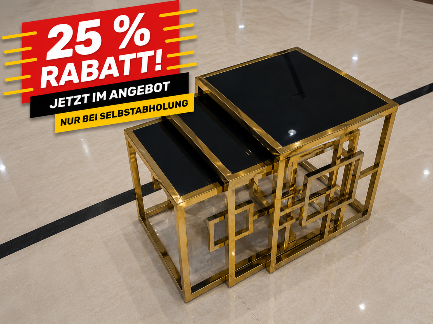 Labyrinth Beistelltisch-Set