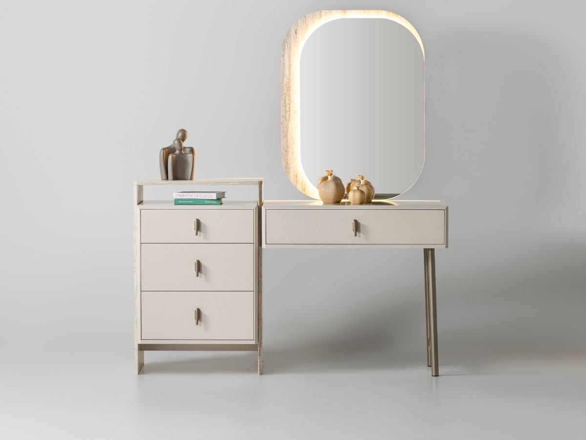 Bern Schminkkommode mit Spiegel