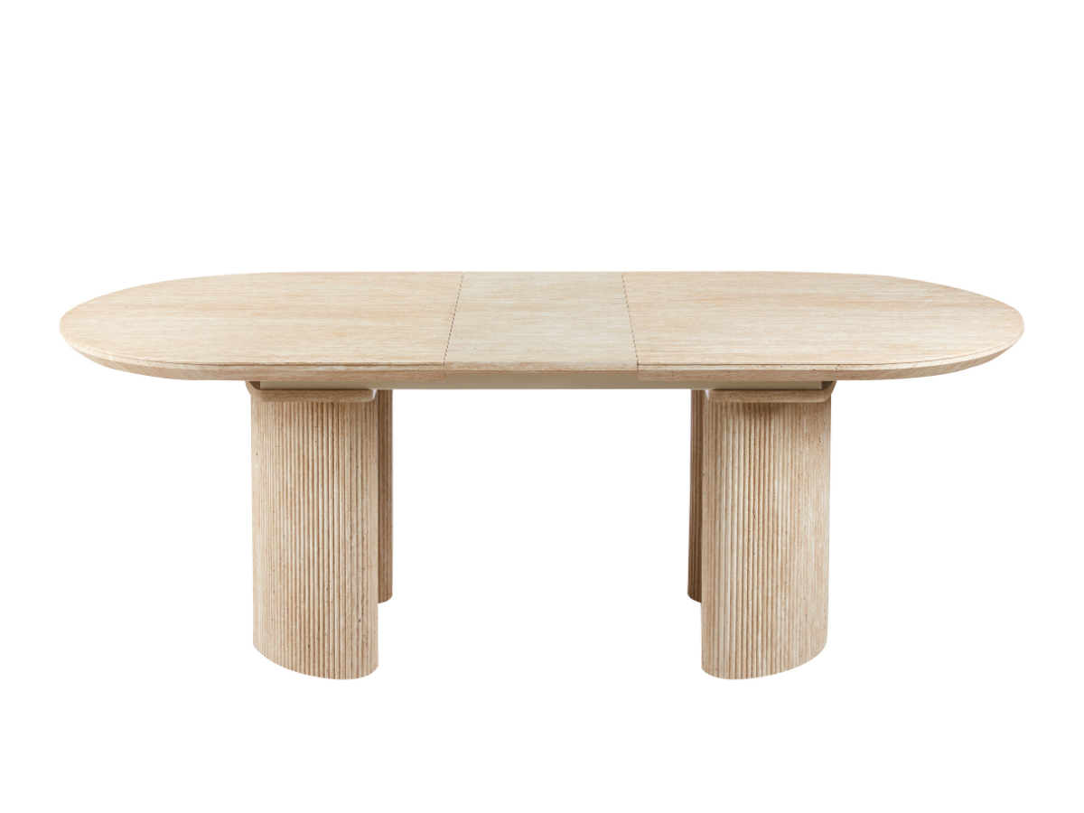 Vetrostone Esstisch Oval Ausziehbar