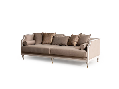 Lale Cream Couchgarnitur