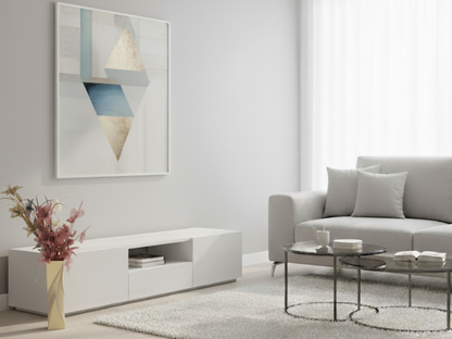 Vase mit Inhalt Cream