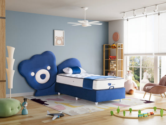 Kinderbett Bear – Kuscheliges Bären-Design & Orthopädische Matratze