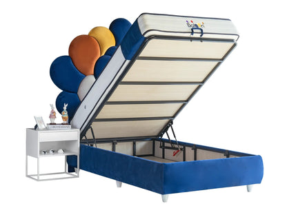 Kinderbett Balloon – Verspieltes Ballon-Design & Orthopädische Matratze