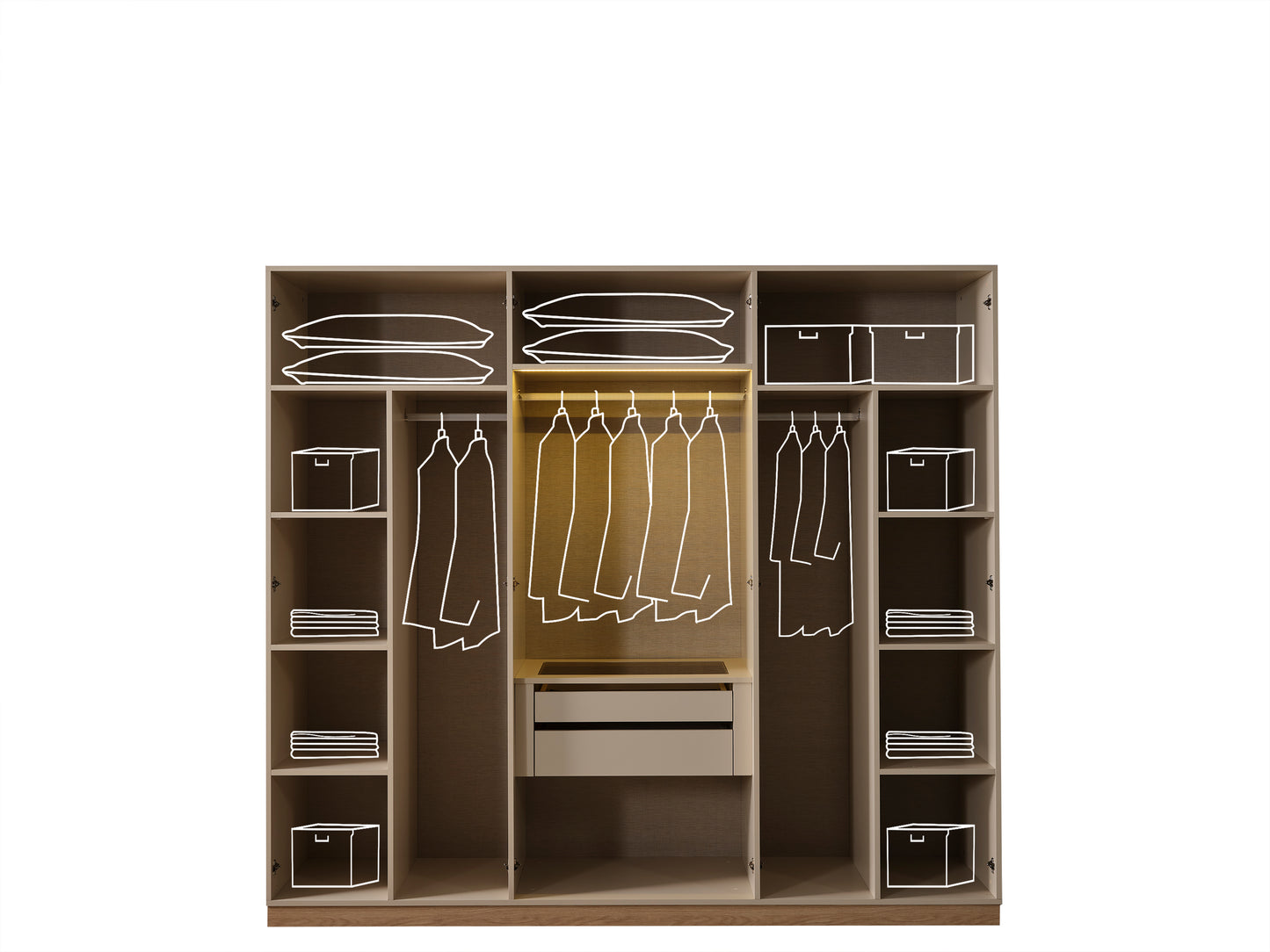 Capella Kleiderschrank