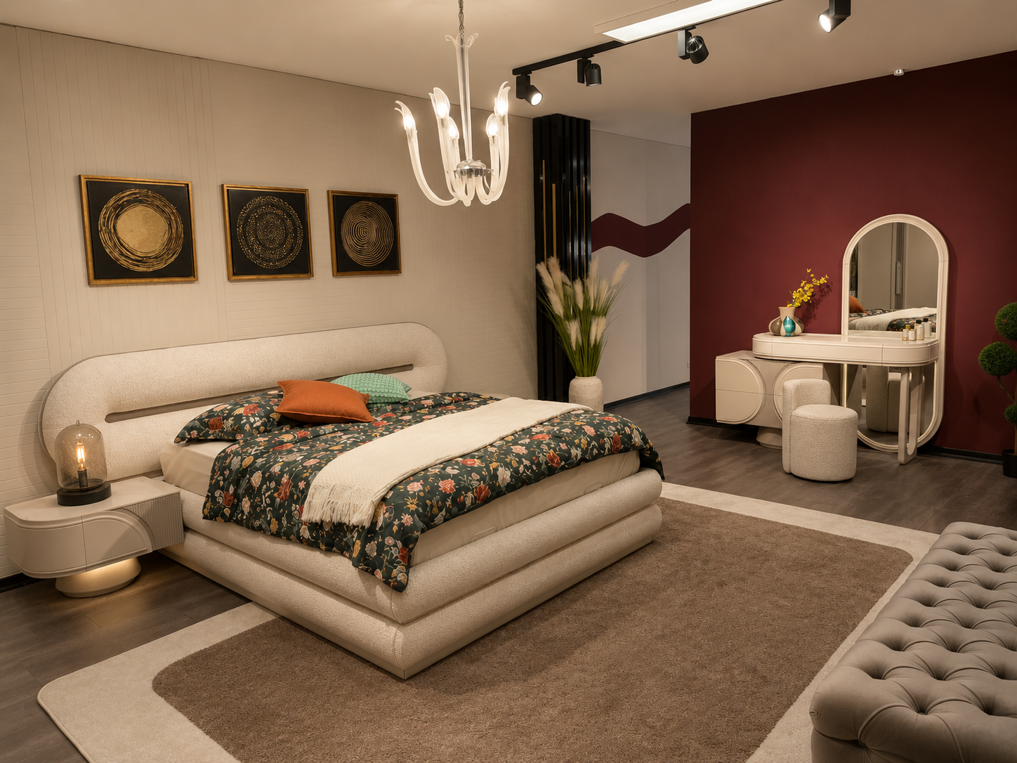 inci Bett mit Bettkasten - 180x200 cm