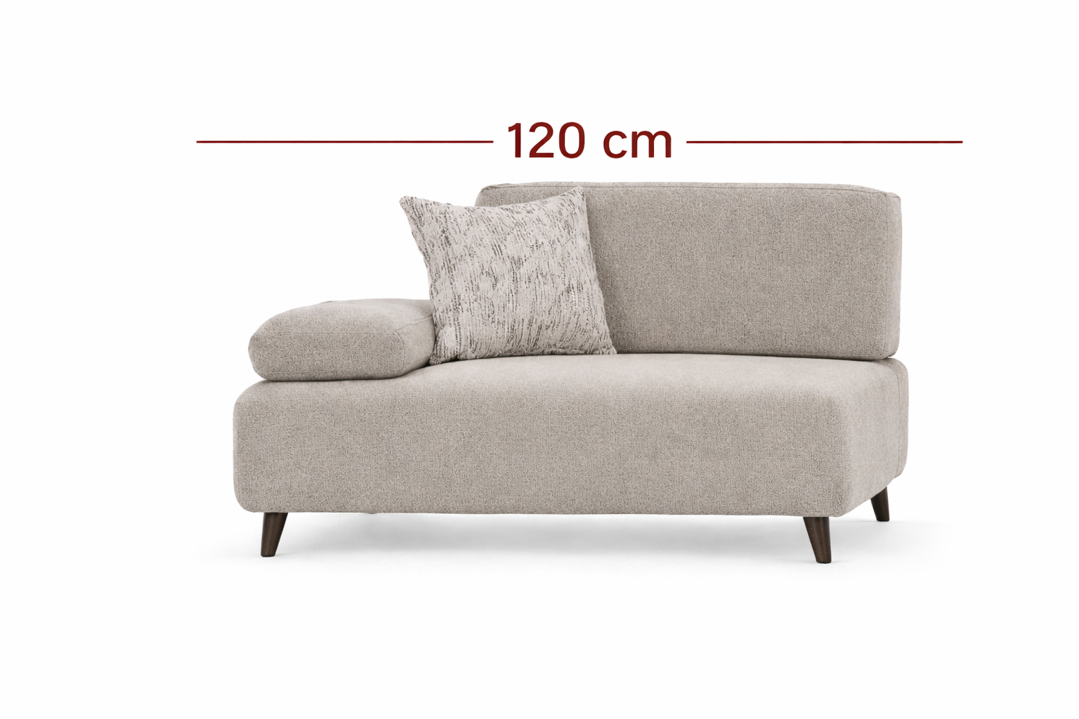Aura Modul mit Armlehne Links - 120 cm
