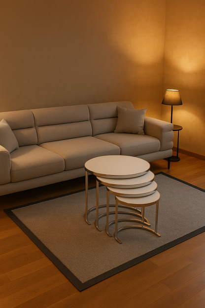 4-TLG, Rund Beistelltisch