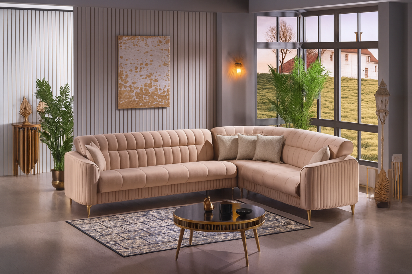 Pera Eckcouchgarnitur