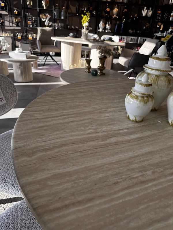 Flintstone Esstisch Rund