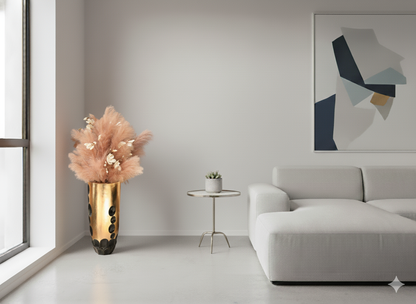 Vase mit Pampasgras & Orchidee