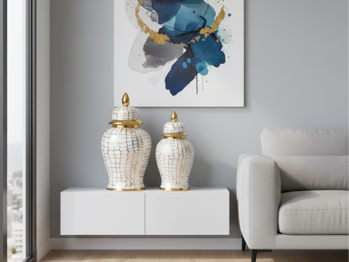 HY822-2 und HY822-1 Vase