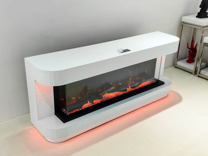 SALERNO, TV-Tisch-Kamin