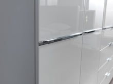 MELİS Kleiderschrank 270cm Weiß/Weiß