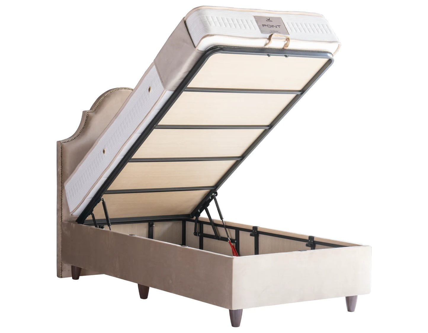 Kinderbett Mirace Jr – Elegantes Design & Orthopädische Matratze
