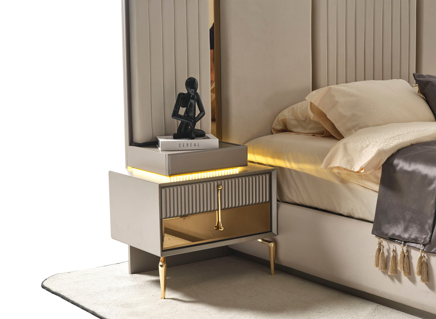 Lexus Schlafzimmer Set Grau