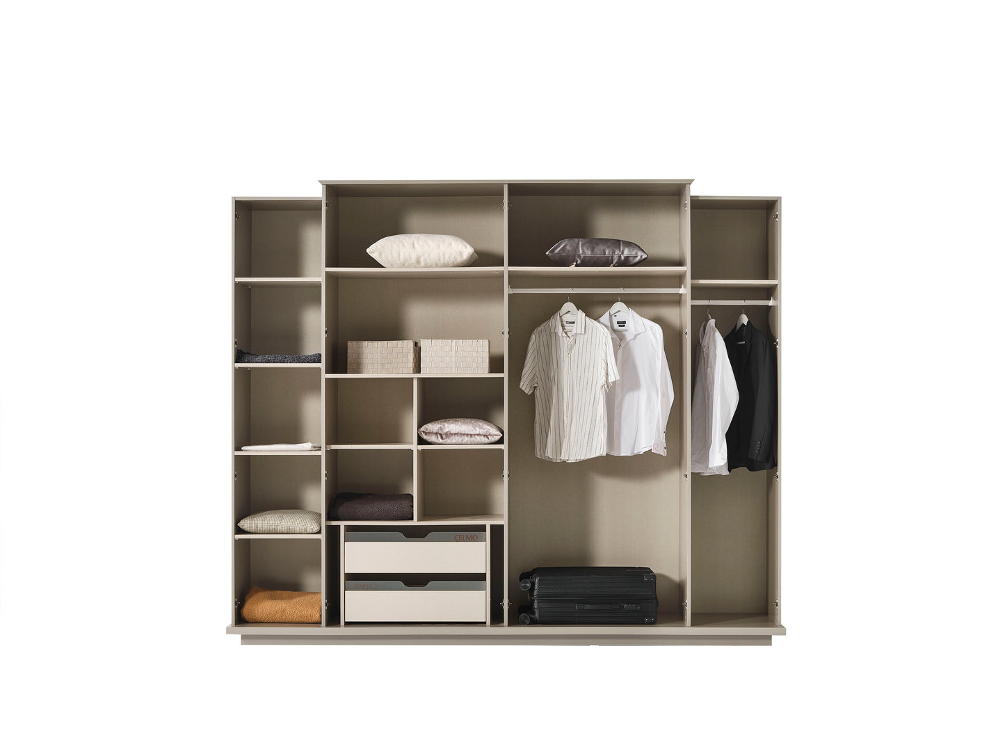 Lexus Grau Kleiderschrank