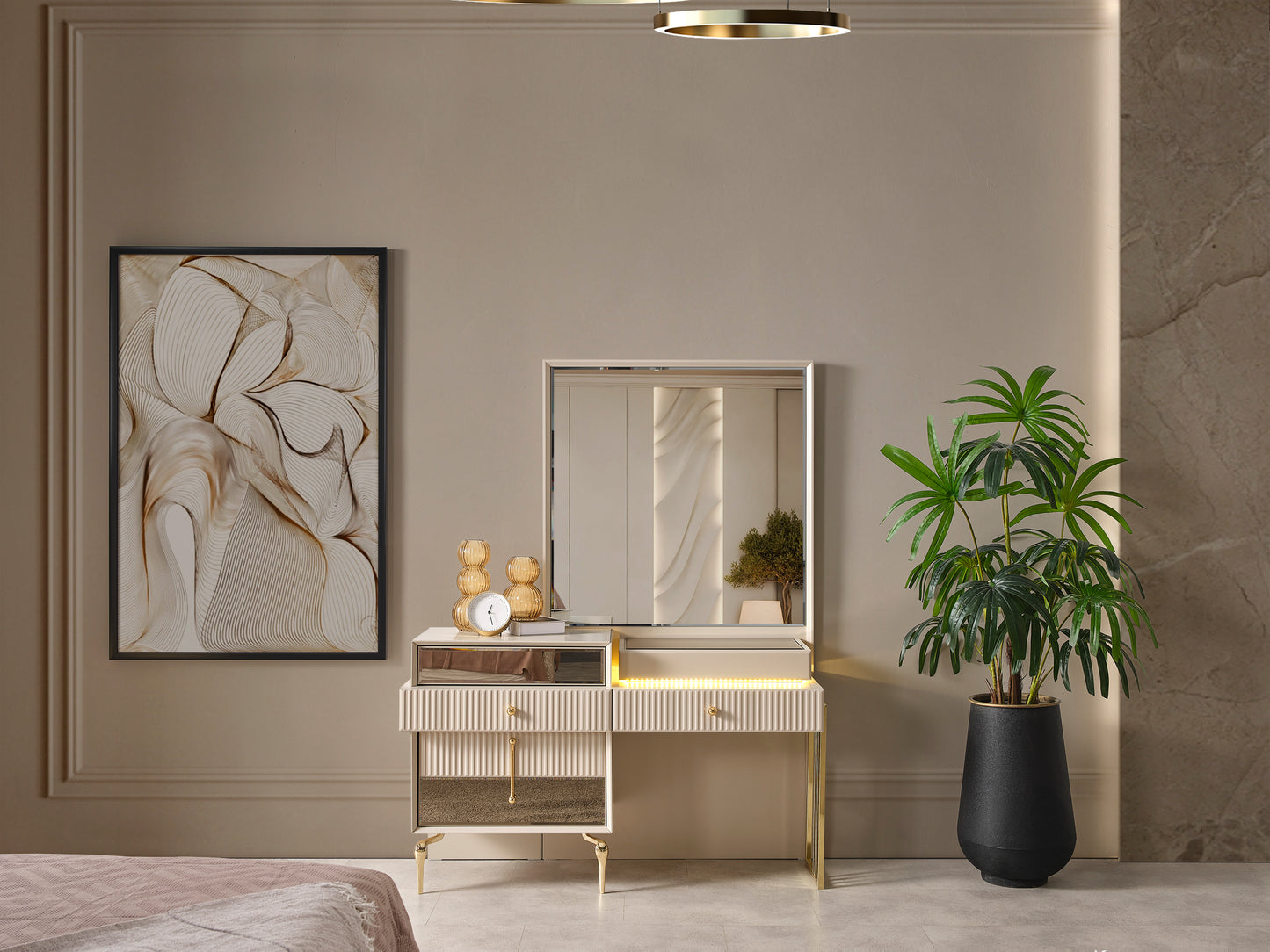 Lexus Schlafzimmer Set Creme