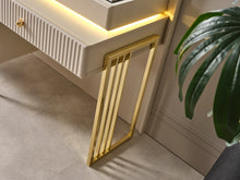 Lexus Creme Schminkkommode + Spiegel