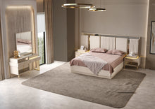 Lexus Creme Bett mit Bettkasten