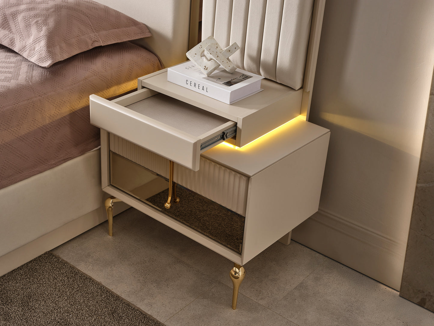 Lexus Schlafzimmer Set Creme