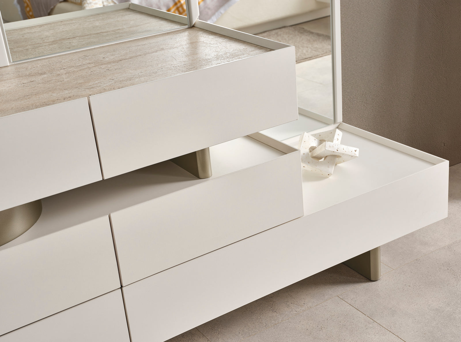 Viola Schminkkommode + Spiegel