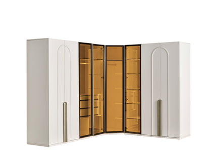 Linker Doppelblock mit Einlegeboden