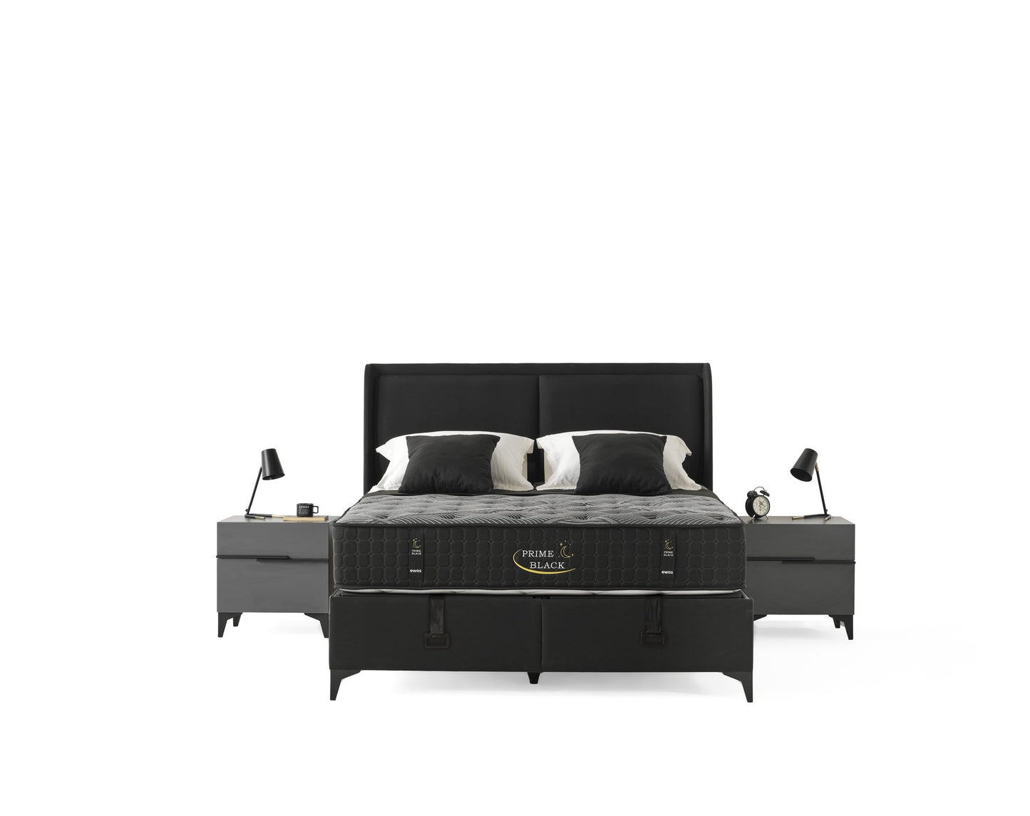 Black Prime Boxspringbett & Matratze – Ergonomischer Luxus (C 112)