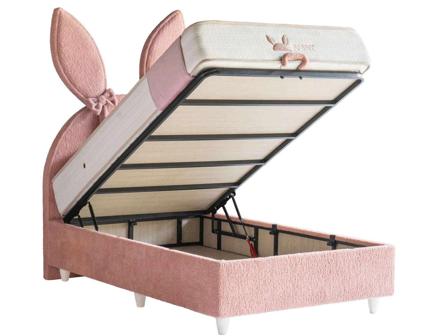 Kinderbett Rabbit – Süßes Hasen-Design & Orthopädische Matratze
