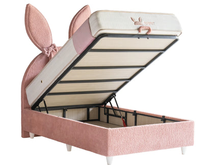 Kinderbett Rabbit – Süßes Hasen-Design & Orthopädische Matratze