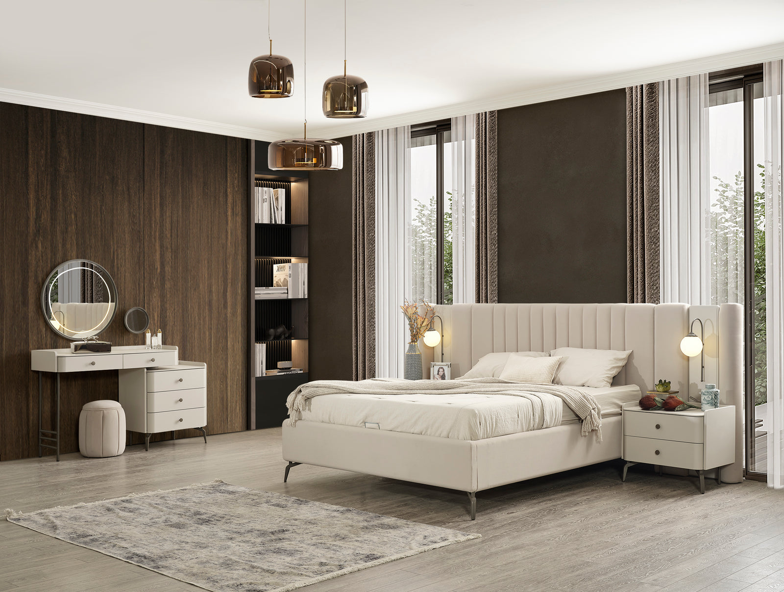 Truva Bett mit Bettkasten 160x200 cm