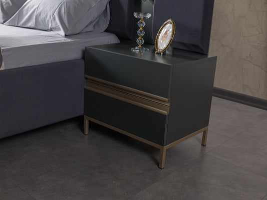 Eylül Nachtkommode - Anthrazit