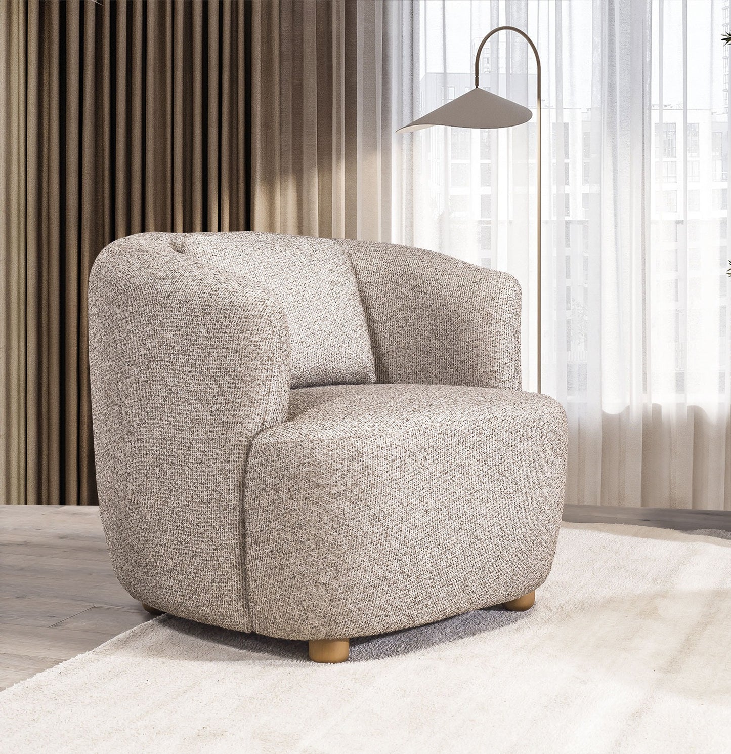 Pera Couchgarnitur, 3+3+1