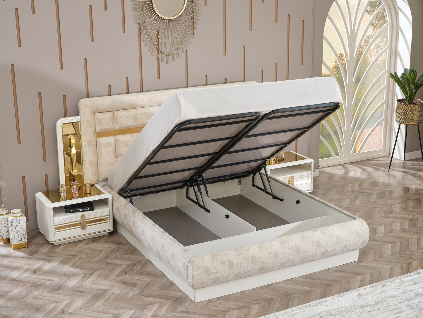 Berlin Bett mit Bettkasten