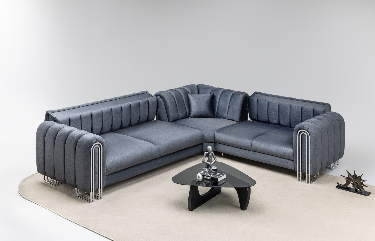 Glorya Eckcouchgarnitur