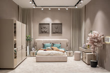 Latte Bett mit Bettkasten 160x200 cm