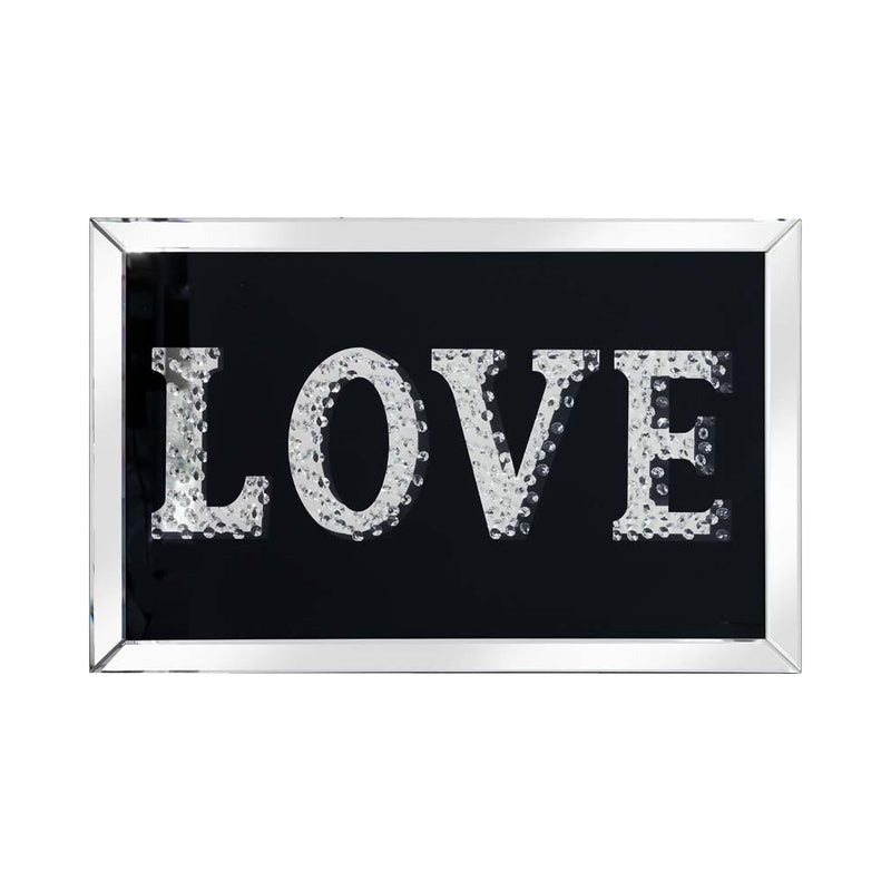 Love Kristall Wandspiegel
