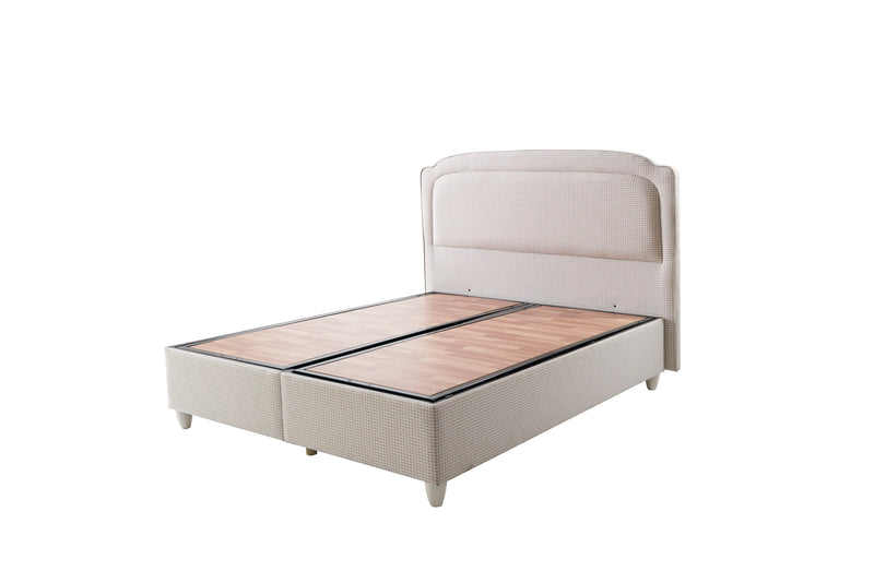 Naturel Bett mit Bettkasten